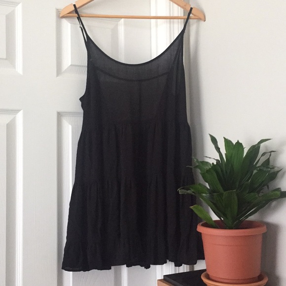 SOLD-Brandy Melville Jada Ruffle Swing Dress - Picture 5 of 8